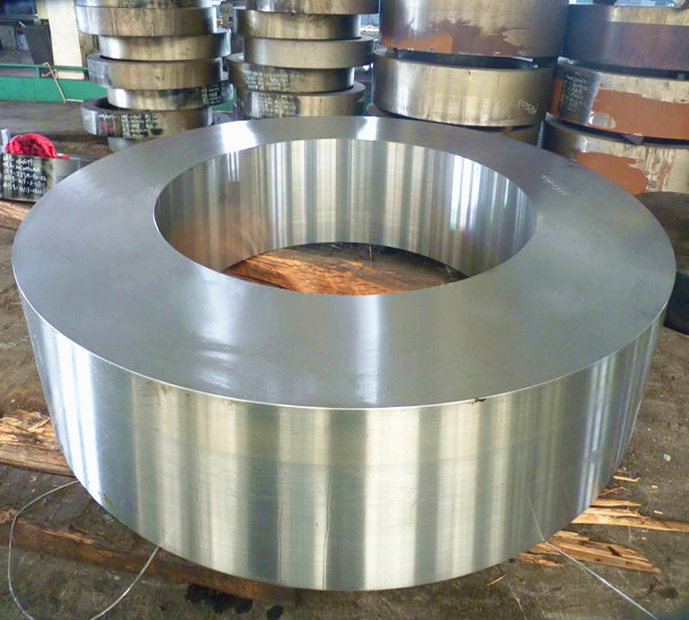 OEM Customer Large Diameter Forging Steel 42CrMo Forged Steel Rolling Ring Ball Milling Rolling Ring Parts