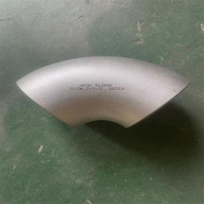 7" 90 Degree Curved Tube Elbow ASTM A40345 Stainless Steel Elbow Raw Material Equal To Pipe