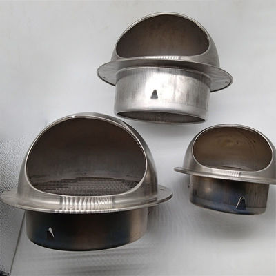 Air Vent 6 Inch 304 Stainless Steel Round Exhaust Grille Louvered Silver