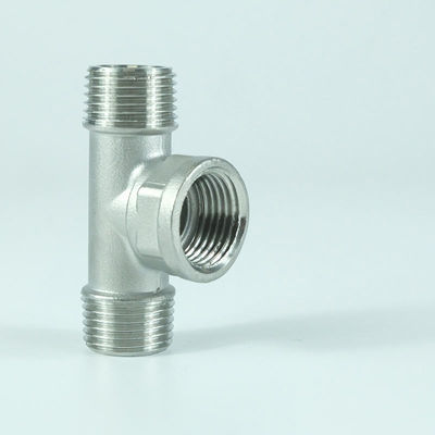 ss304 ss316 Male Female pipe fitting tees forging female thread bsp reducer tee