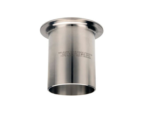 TOBO Titanium UNS R52400 Fittings for Oil and Gas Pipe Connection 6 Inch Material Options Stub End