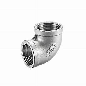 90 Degree Elbow Stainless Steel Pipe Fittings Forged Fittings Threaded Tube Connector