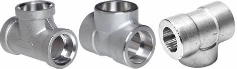 Socket Weld Tee 304/316 Stainless Steel Forged Fittings ASTM A336 F22 Tee 2" X 2" Sch 40
