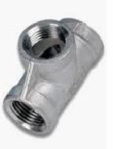 High Pressure Forged Carbon Steel / Stainless Steel Threaded Fittings Tee 3000/6000/9000Lbs