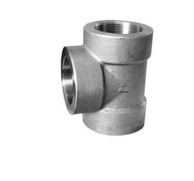 Reliable Quality ss304 ss316 Stainless Steel Male Female Pipe Fitting Tees Forging female Threaded Straight Tee