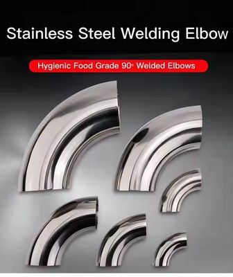 Metal Fitting 90 Degree Black Paint Seamless Stainless Steel Elbow Butt Stainless Welded Elbow Long Elbow Good Quality