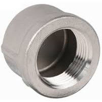 High Quality Stainless Steel Casting Pipe Fittings Threaded Round Cap