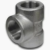 Metal ASTM A815 UNS S31803 Duplex Steel Pipe Fitting ASME B16.11 Forged Tee Socket Welded 2" Equal Tee