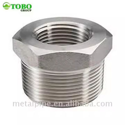 TOBO Brass Pipe Fitting 1/2" Male X 1/2" Female NPT Brass Reducer Hex Reducing Bushing
