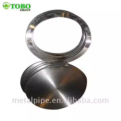 ANSI 6 Inch #150 Stainless Steel Spectacle Blind Flange Metal-Free Sample Pipe Fittings