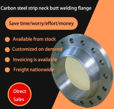 Customizable ANSI B16.5 Carbon Steel Stainless Steel SS304/316 WN Flanges Pipe Connections for Pipe Fitting