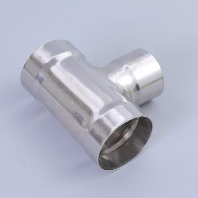 Customized 316L Stainless Steel Equal Tee, Anti-Corrosion Pipe Fitting for Chemical Plant