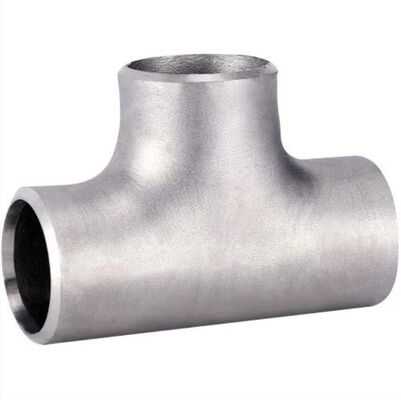 Super Duplex Stainless Steel UNS S31803 Equal Tee Butt Weld Fitting ASME B16.9