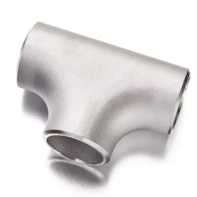Super Duplex Stainless Steel UNS S31803 Equal Tee Butt Weld Fitting ASME B16.9