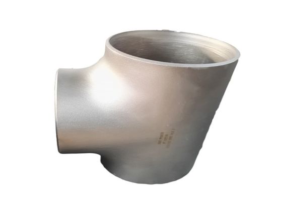 Petrochemical Grade NDT Inspected Stainless Steel Reducing Tee A403 WP316L PED